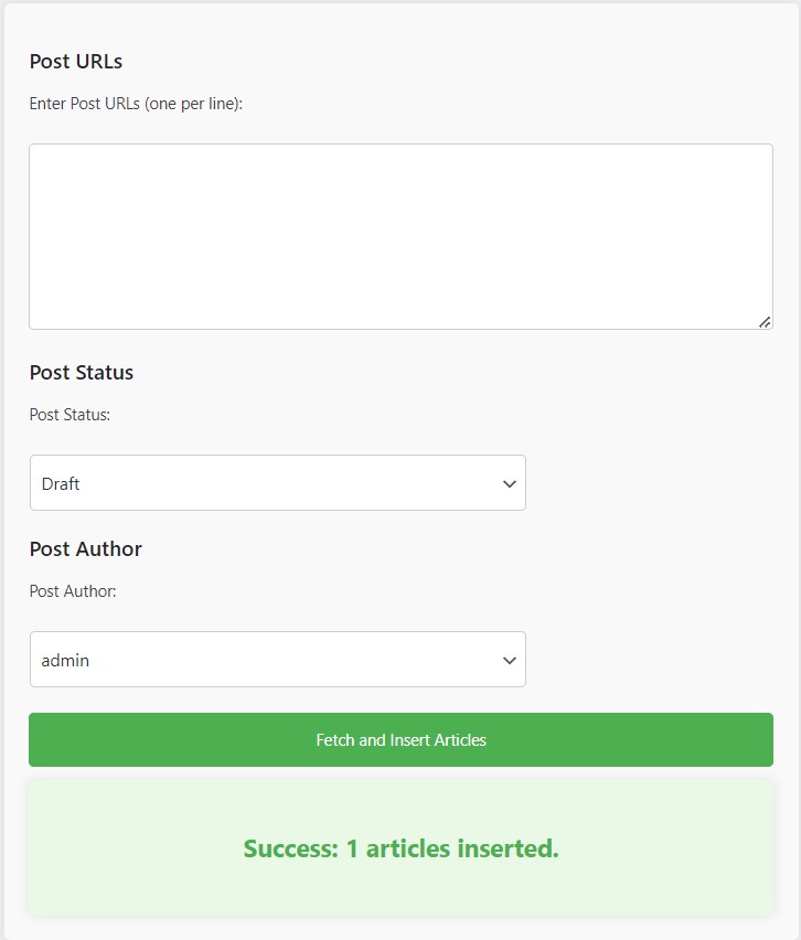 Article Fetcher