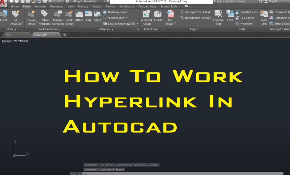 How To Work Hyperlink In Autocad