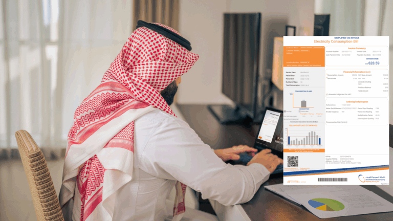 How to Check  Electricity Bill Saudi Arabia image showing main features