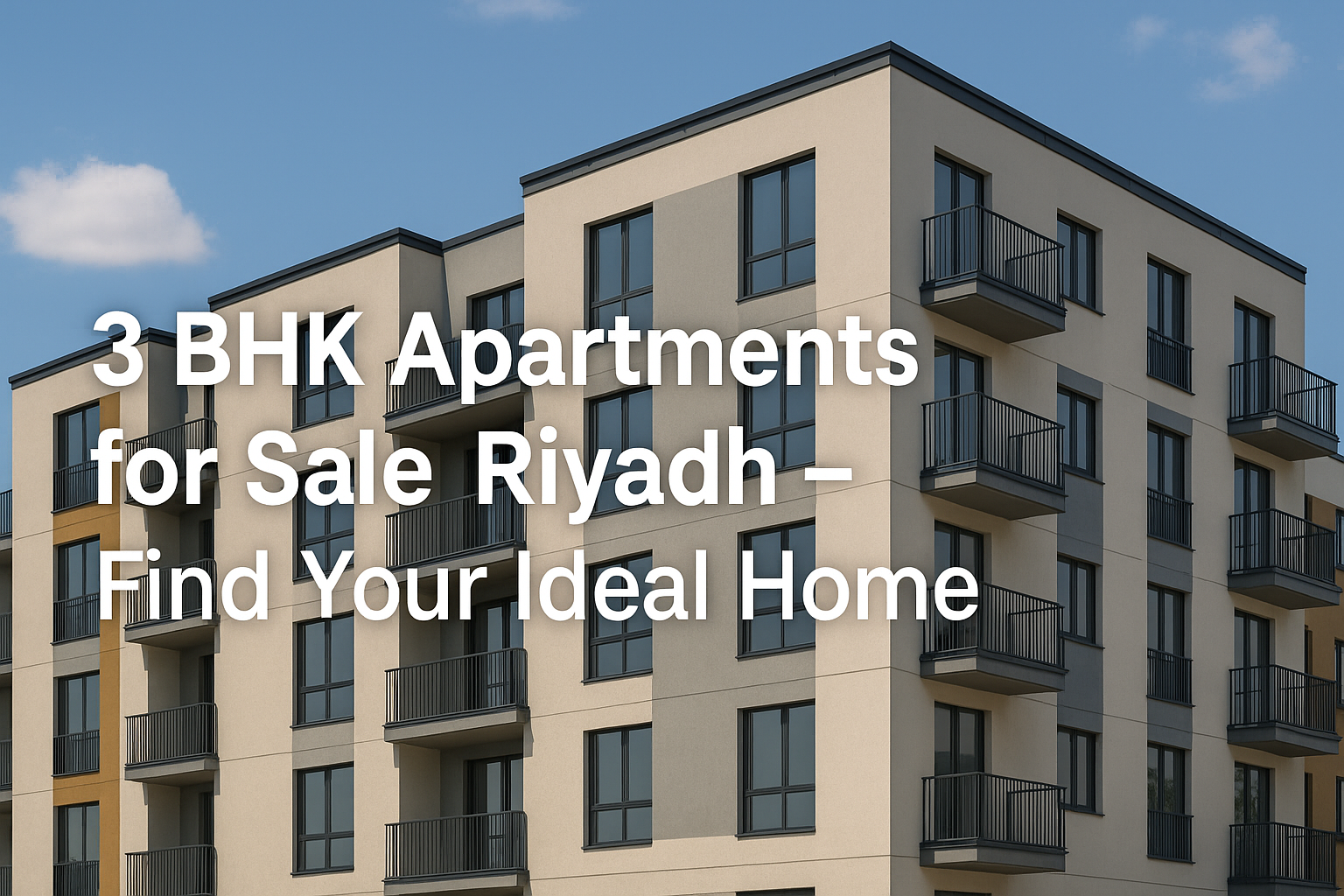 3 BHK Apartments for Sale Riyadh – Find Your Ideal Home image showing main features