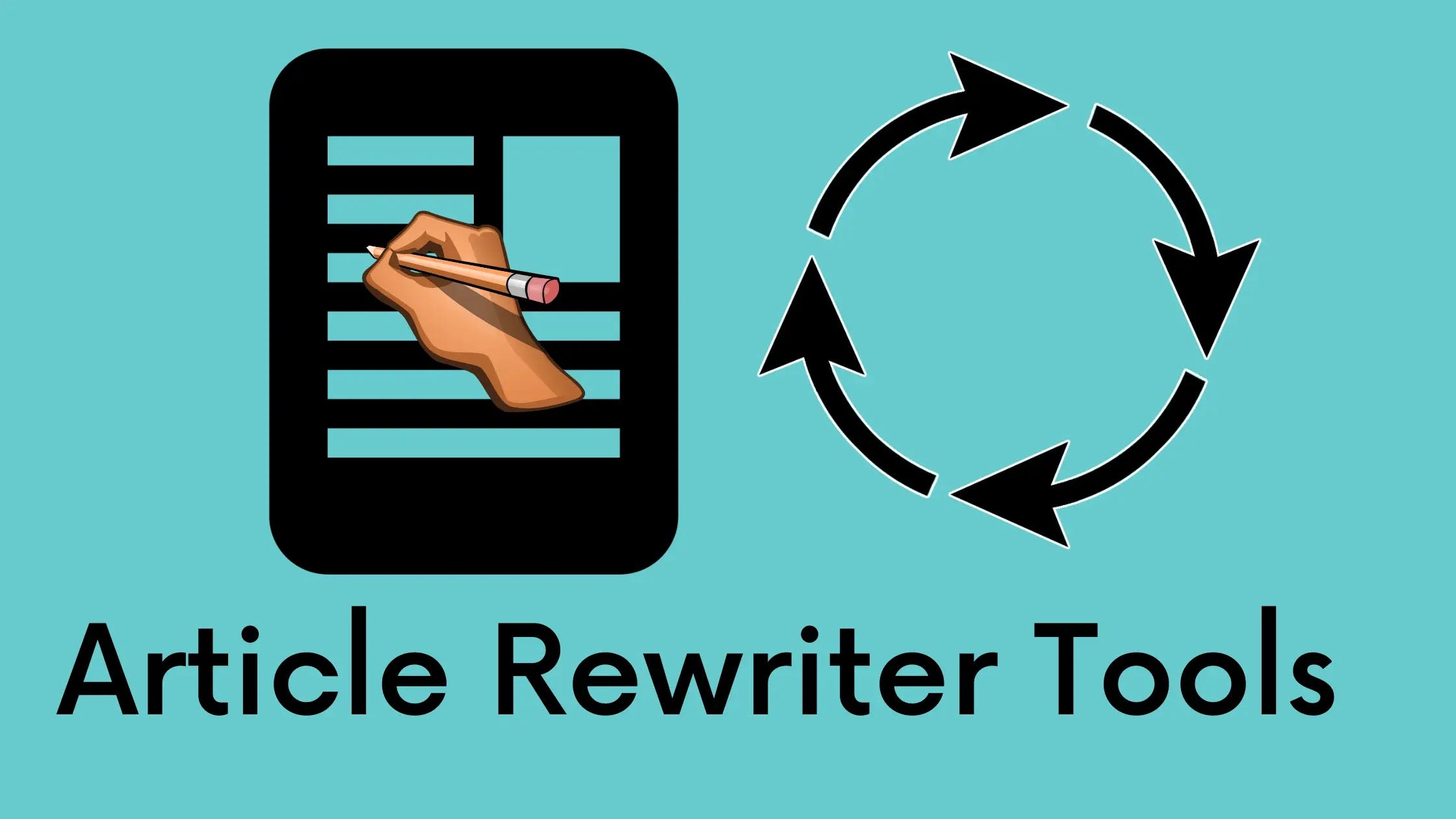 Article Rewriter image showing main features