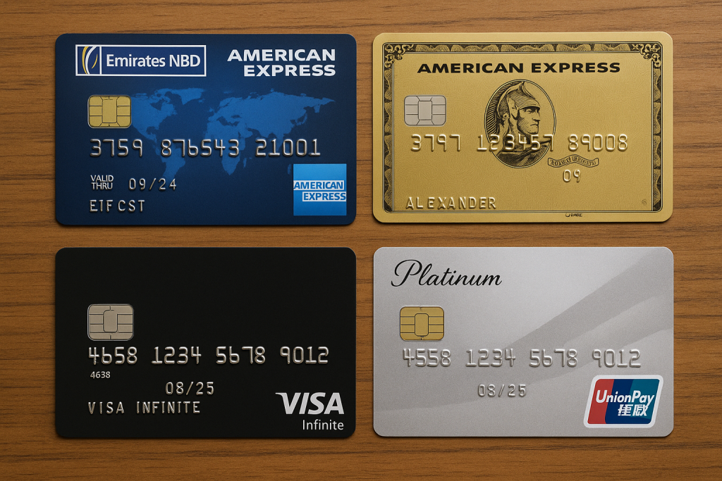 Emirates NBD KSA Credit Cards and Amex KSA Best Credit Cards image showing main features