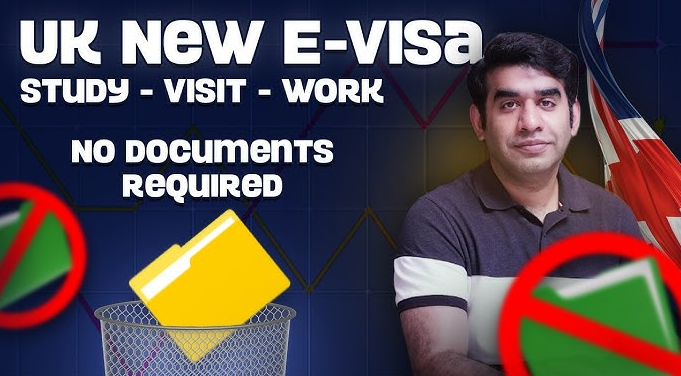 UK New E-Visa for Pakistani Students and Workers? No Documents Needed image showing main features