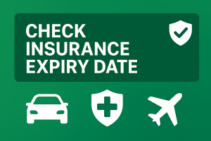 Check Insurance Expiry Date Vehicle, Health & Travel Insurance 156 Check Insurance Expiry Date Vehicle, Health & Travel Insurance